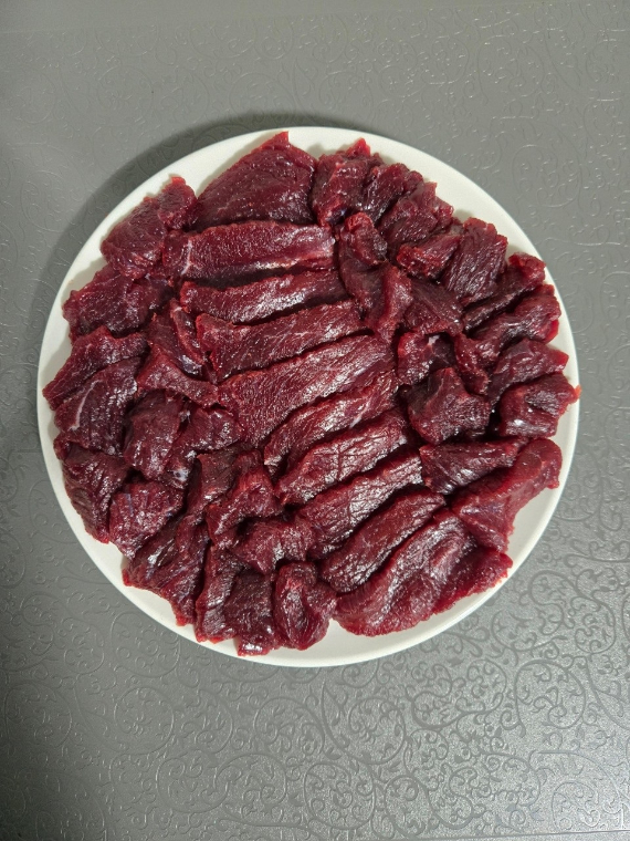 백정 뭉티기 육회